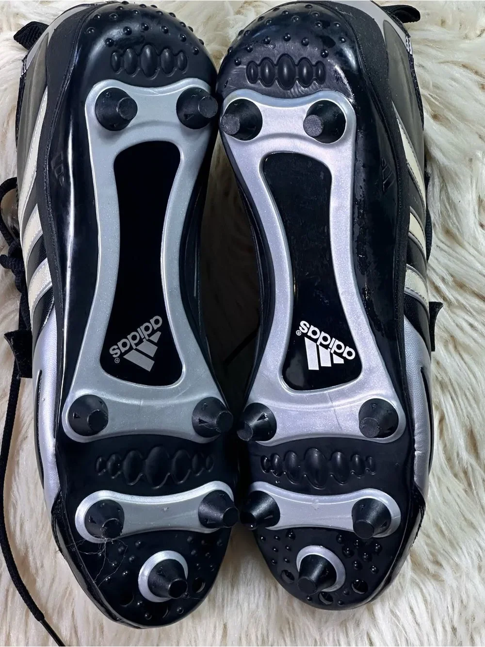 adidas Black soccer cleats Athletic  Sneakers